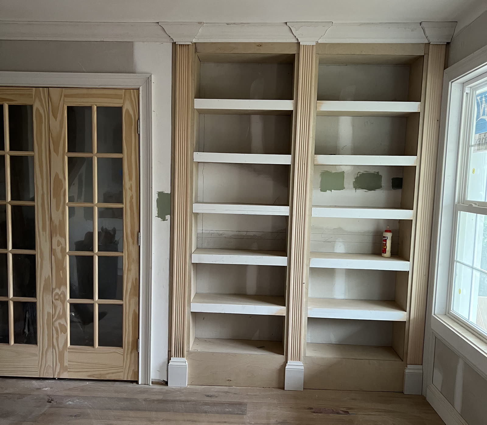 Clean wood joinery and trim carpentry by EVR Construction